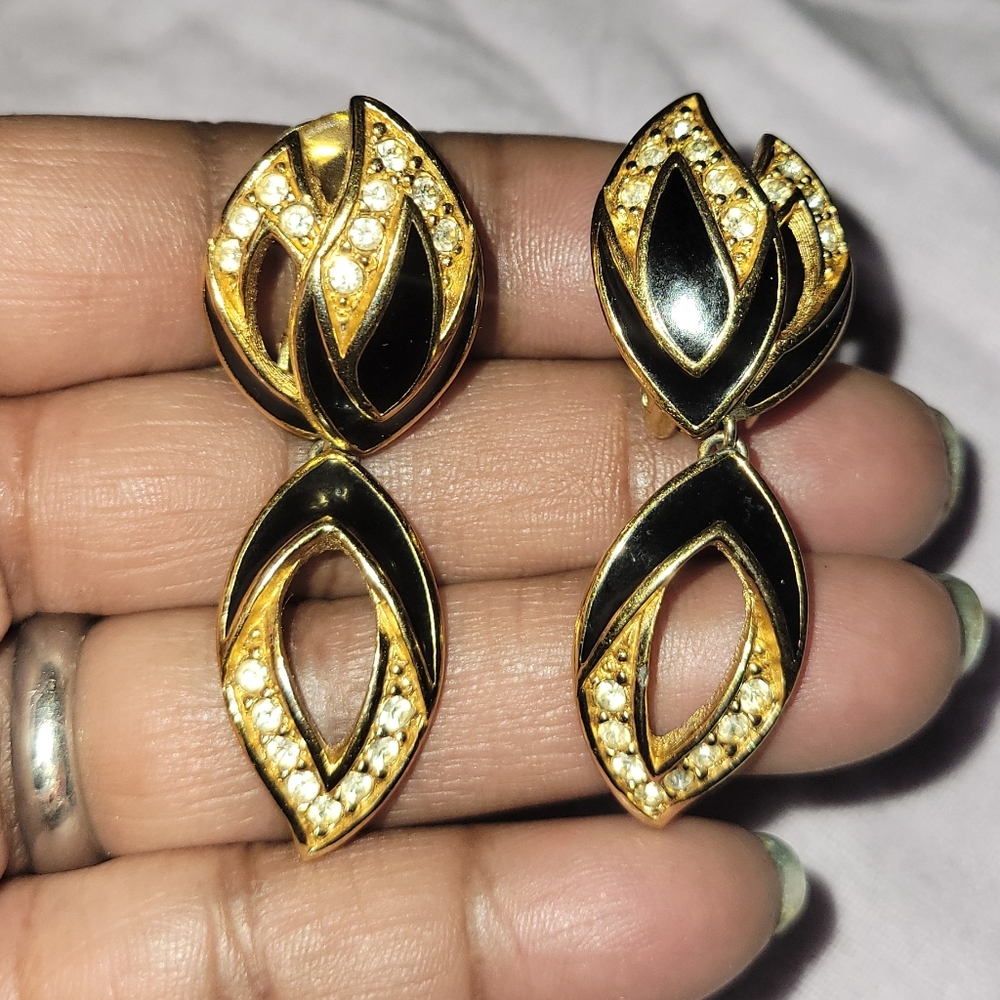 Vintage Christian Dior Clipon Earrings
